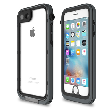 Uolo Adventure Waterproof Case, iPhone 8/7, Grey/Black